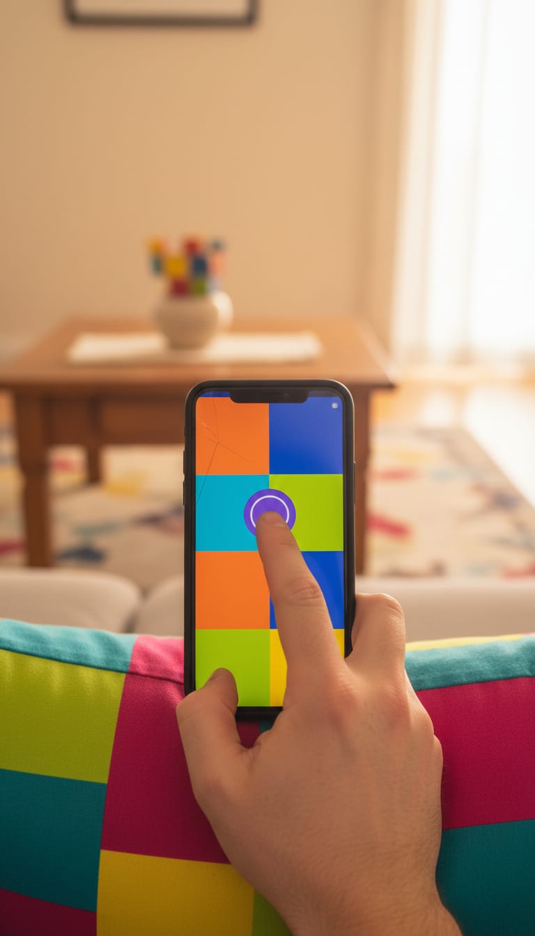 Hand holding a phone on a subscription cancellation screen