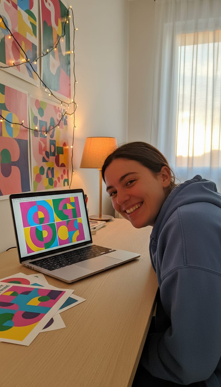 Laptop screen comparing outputs from several AI models side by side